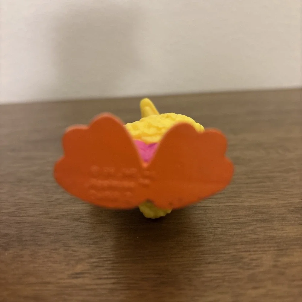 Sesame Street Figures Big Bird Applause PVC Cake Topper Vintage 80's Ornament
